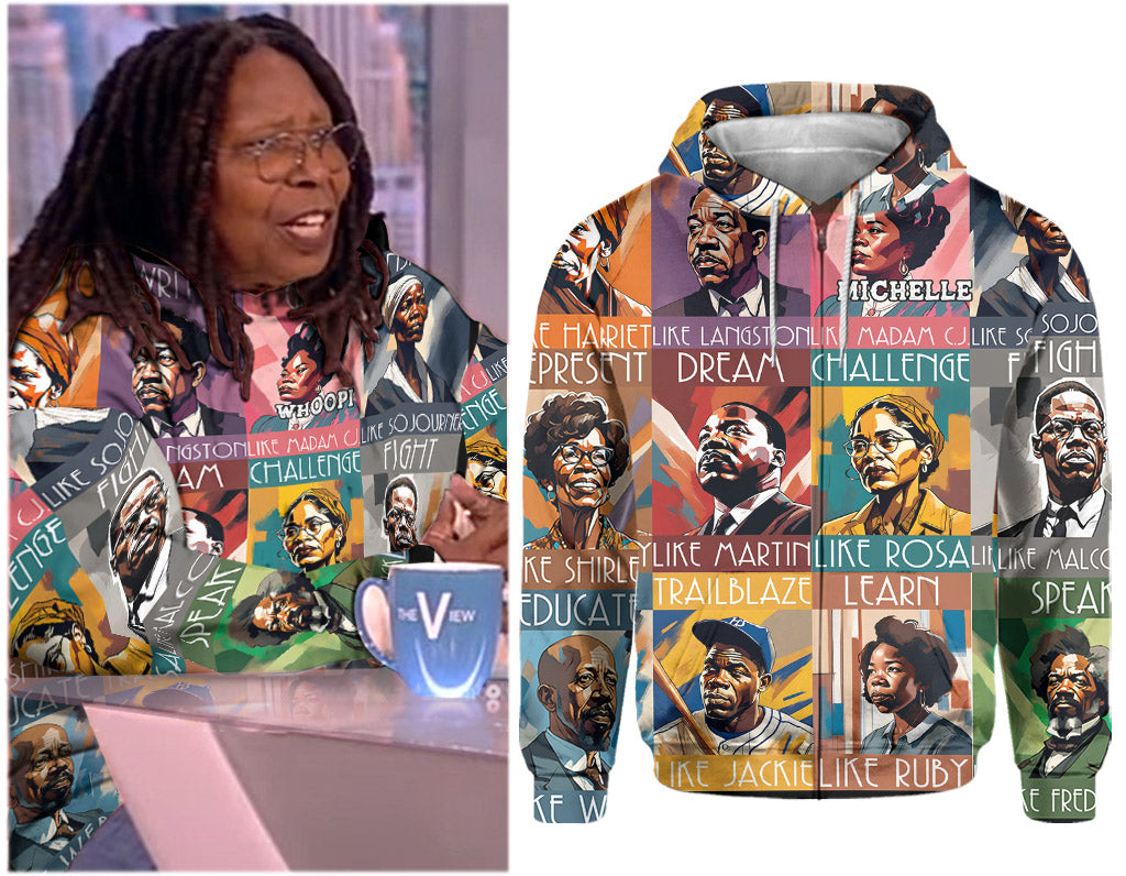 Dream Like Martin Lead Like Harriet - Personalized African American All Over Shirt