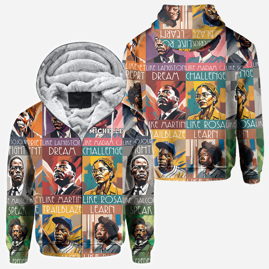 Dream Like Martin Lead Like Harriet - Personalized African American All Over Shirt