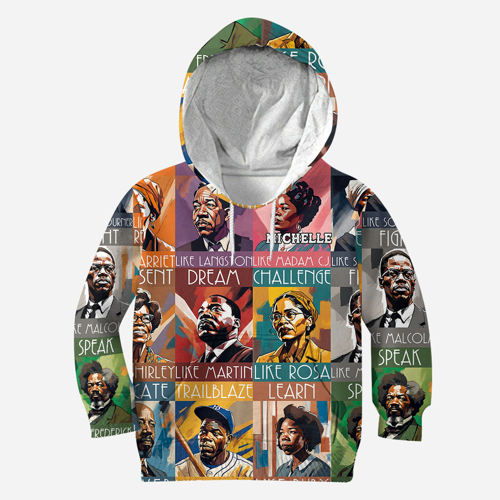 Dream Like Martin Lead Like Harriet - Personalized African American All Over Shirt