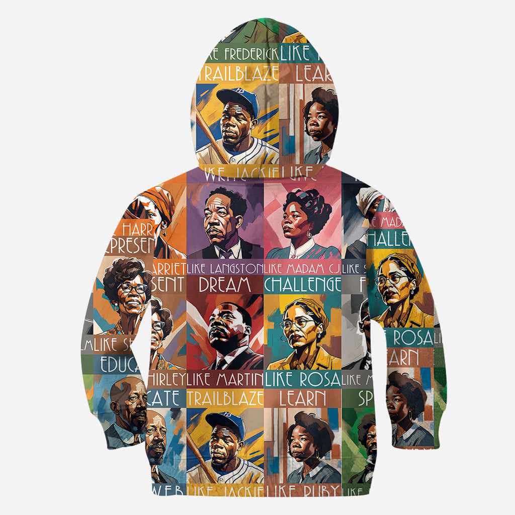 Dream Like Martin Lead Like Harriet - Personalized African American All Over Shirt