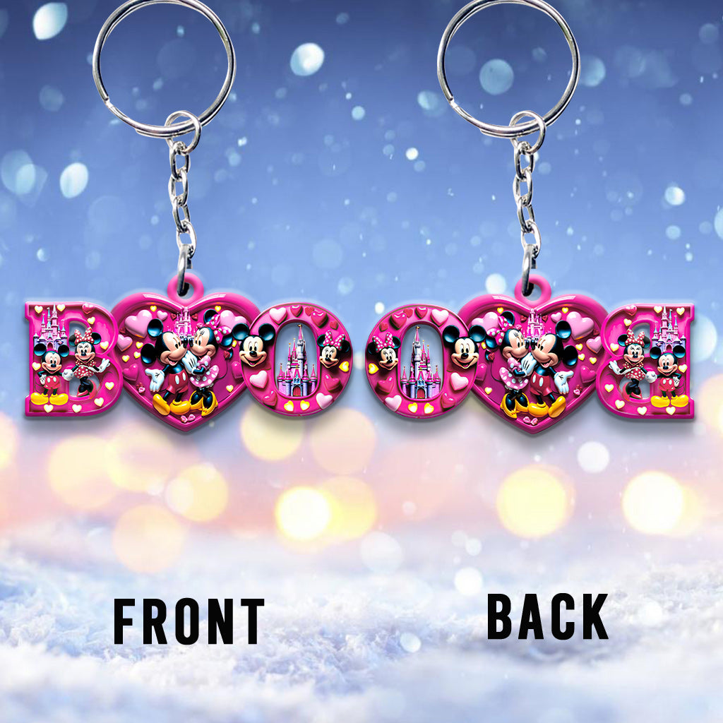 You And Me We Got This - Personalized Mouse Keychain