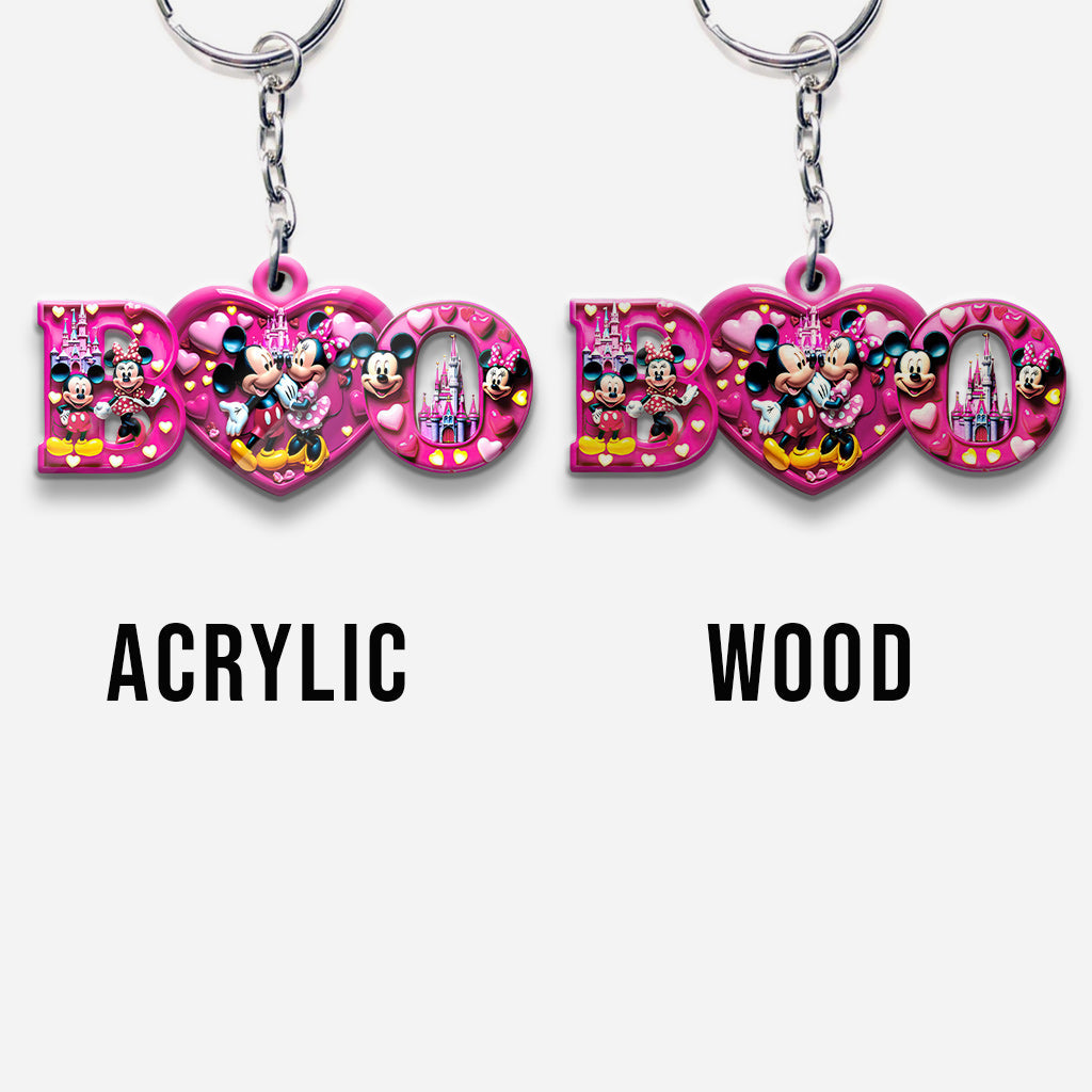 You And Me We Got This - Personalized Mouse Keychain