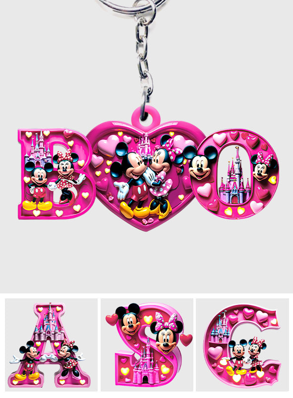 You And Me We Got This - Personalized Mouse Keychain
