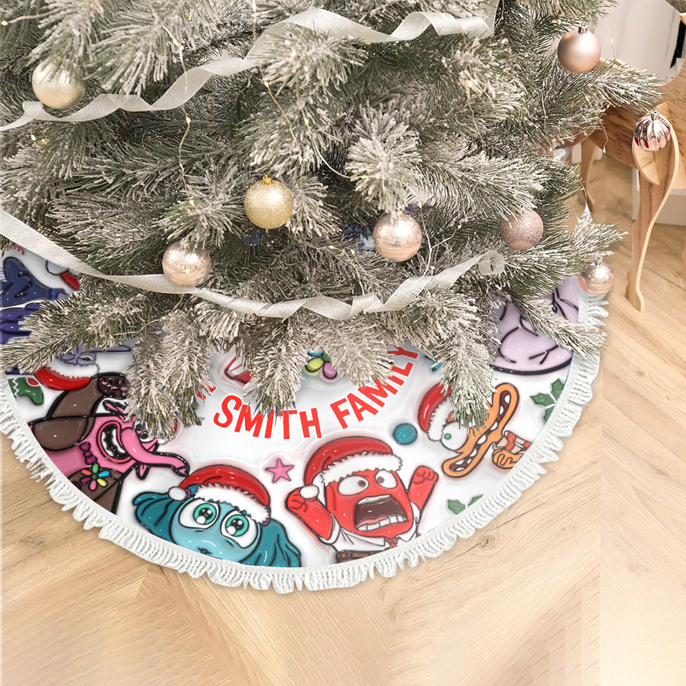 Good Feelings - Personalized Tree Skirt