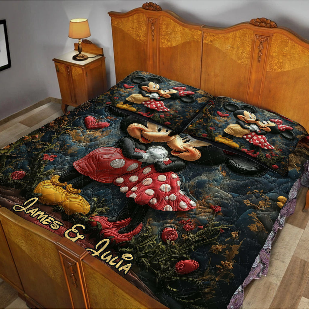 You And Me We Got This - Personalized Mouse Quilt Set