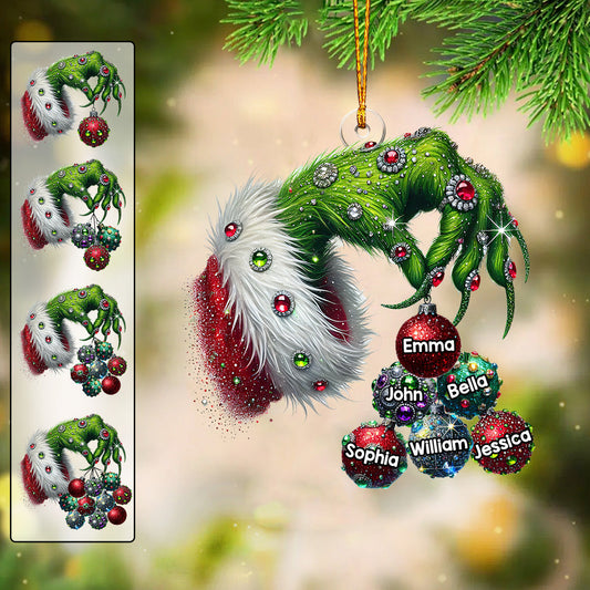 Merry Christmas - Personalized Family Ornament