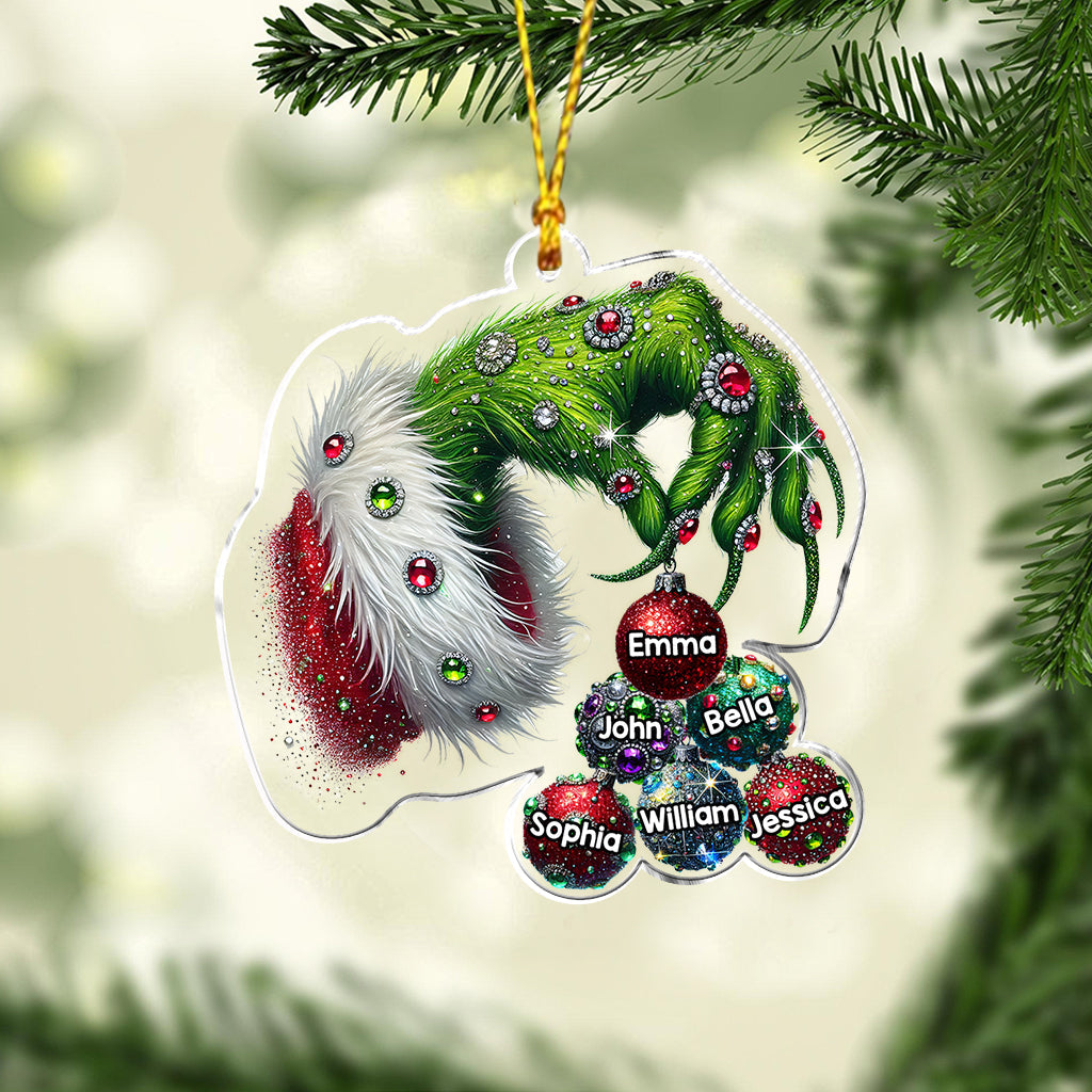 Merry Christmas - Personalized Family Ornament
