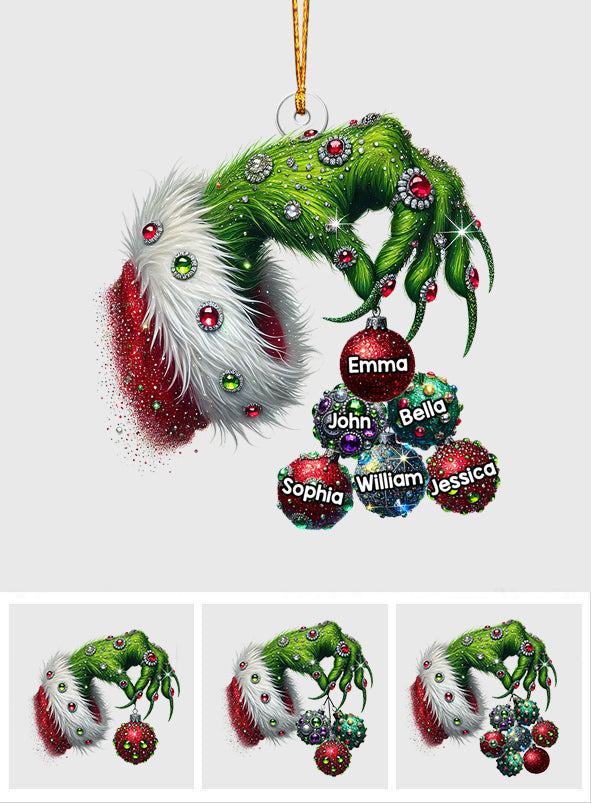 Merry Christmas - Personalized Family Ornament