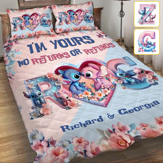 I'm Your No Return Or Refund - Personalized Ohana Quilt Set