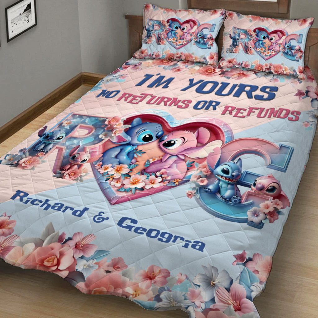 I'm Your No Return Or Refund - Personalized Ohana Quilt Set