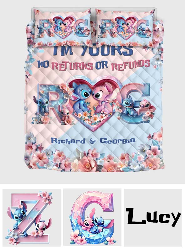 I'm Your No Return Or Refund - Personalized Ohana Quilt Set