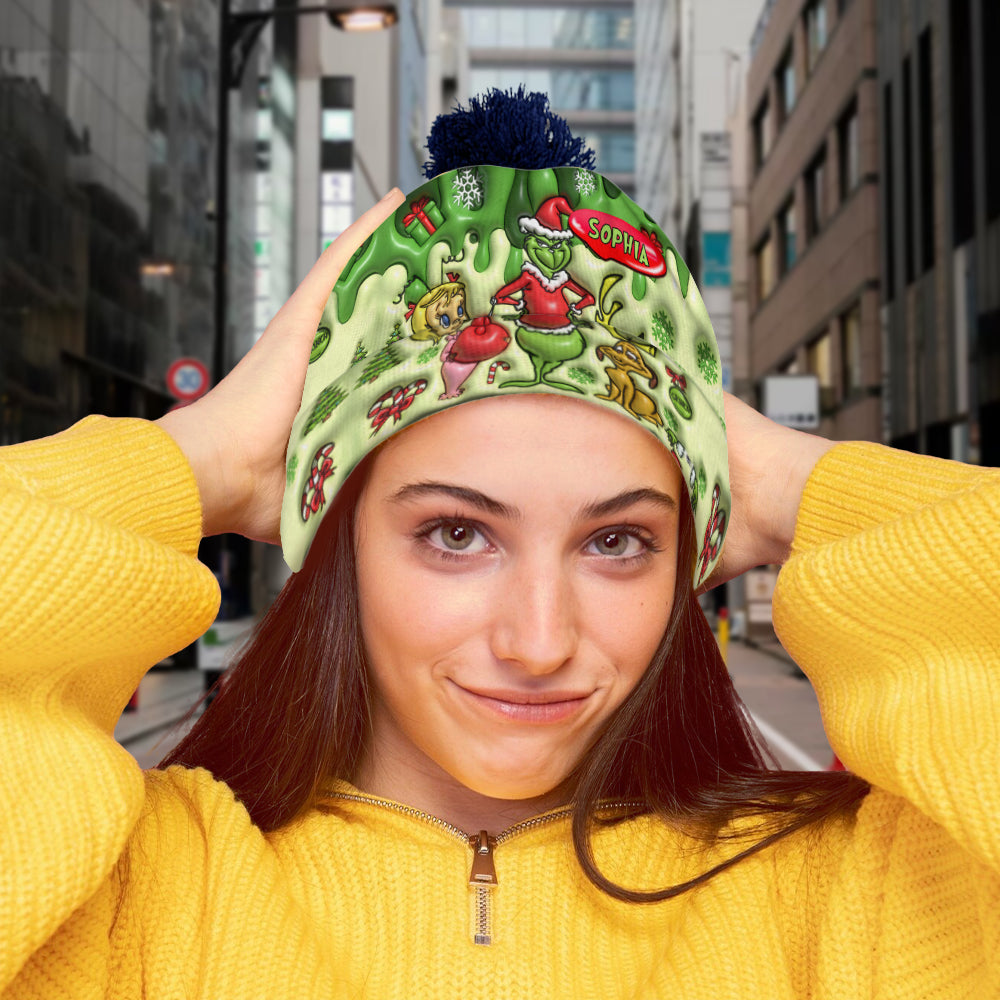 Merry Christmas - Personalized Stole Christmas Beanie Hat