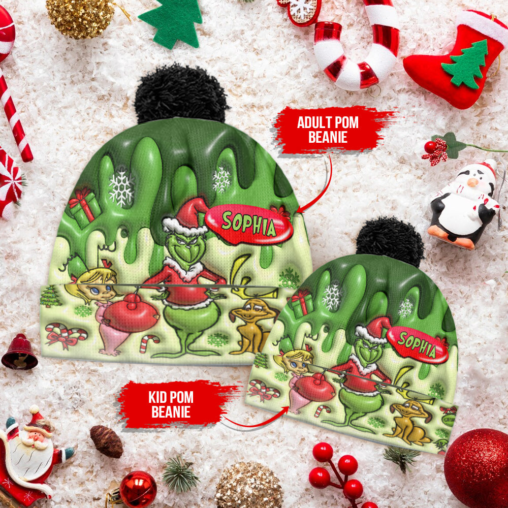 Merry Christmas - Personalized Stole Christmas Beanie Hat