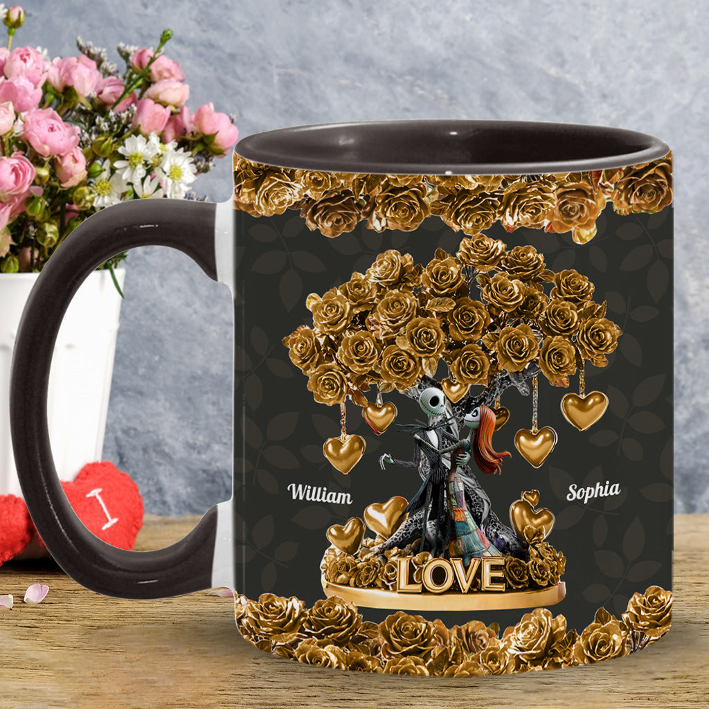 Tree Of Love - Personalized Nightmare Accent Mug