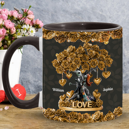 Tree Of Love - Personalized Nightmare Accent Mug
