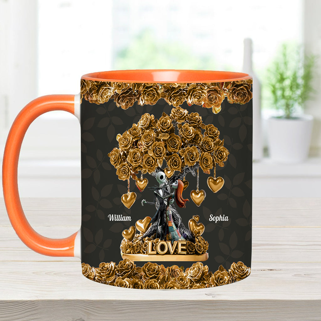 Tree Of Love - Personalized Nightmare Accent Mug