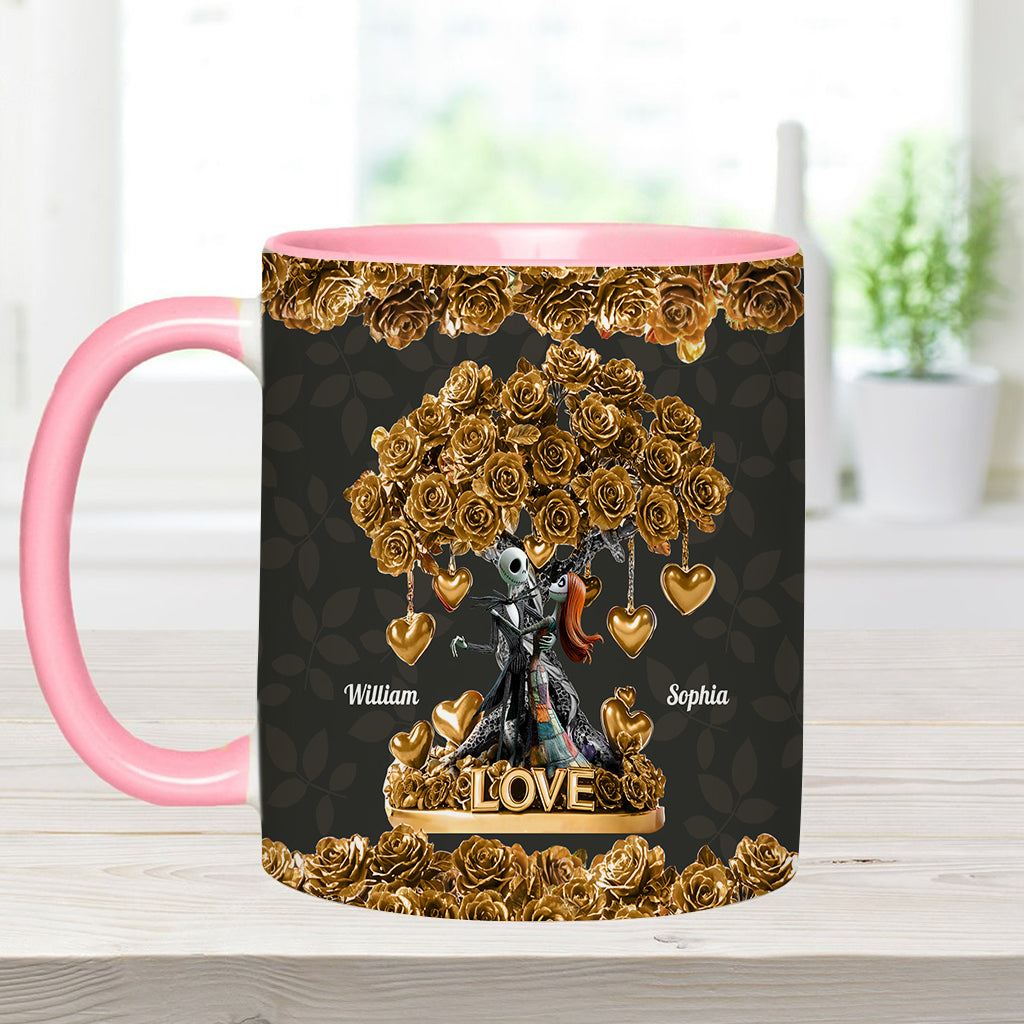 Tree Of Love - Personalized Nightmare Accent Mug