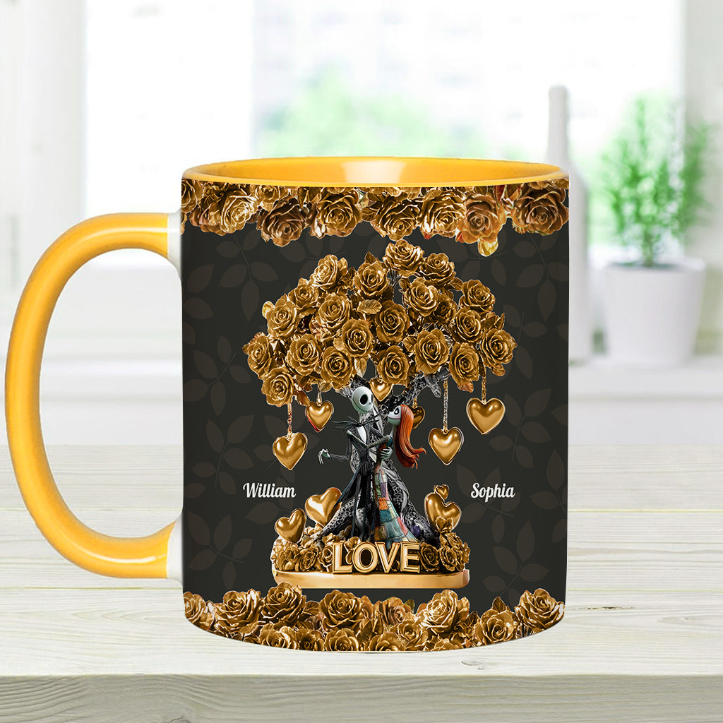 Tree Of Love - Personalized Nightmare Accent Mug