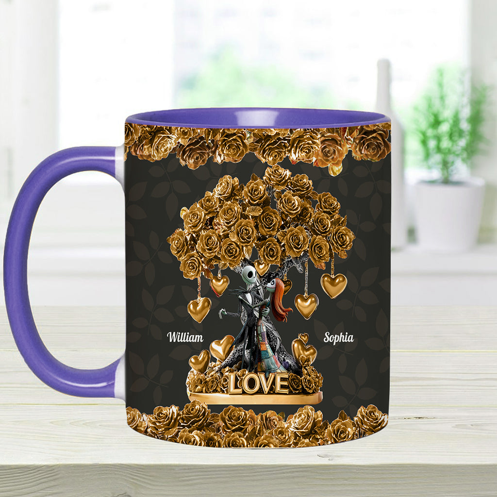 Tree Of Love - Personalized Nightmare Accent Mug