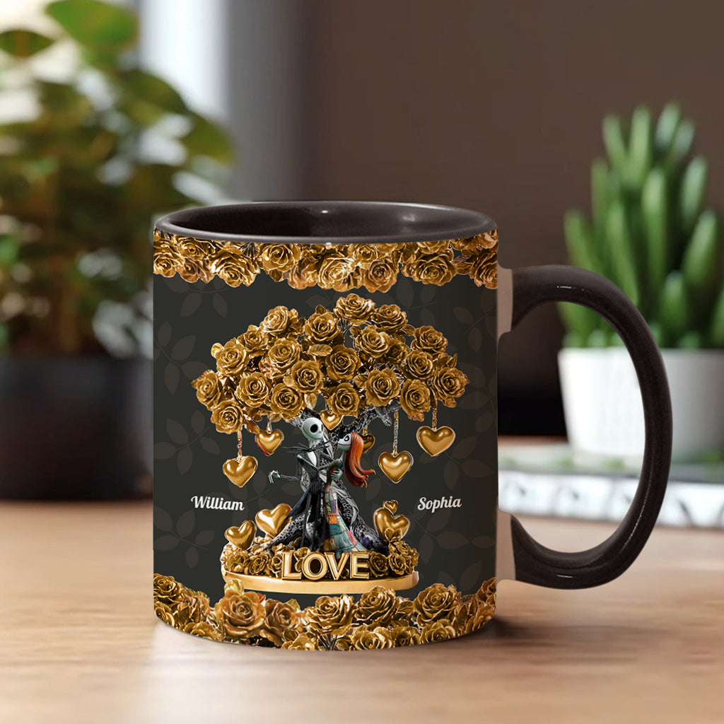 Tree Of Love - Personalized Nightmare Accent Mug