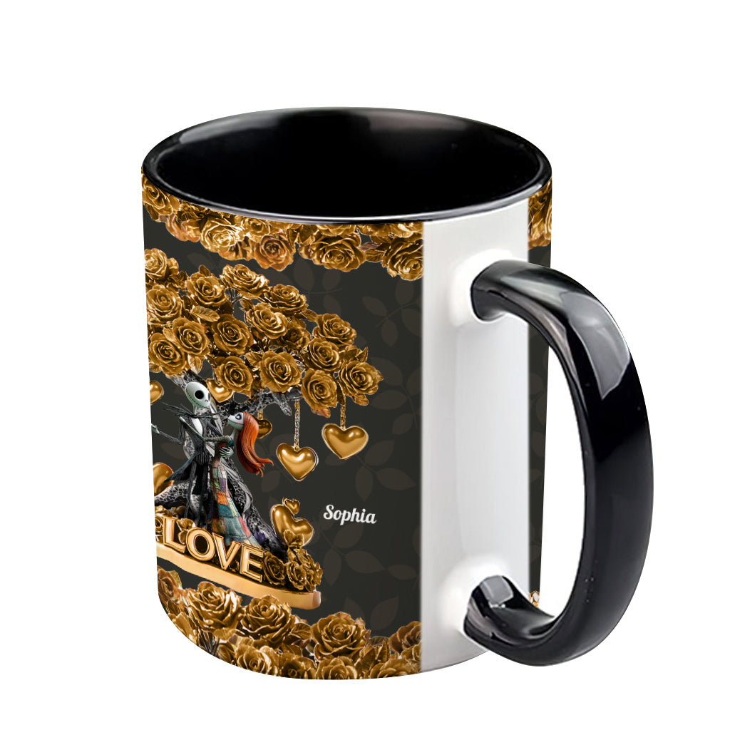 Tree Of Love - Personalized Nightmare Accent Mug