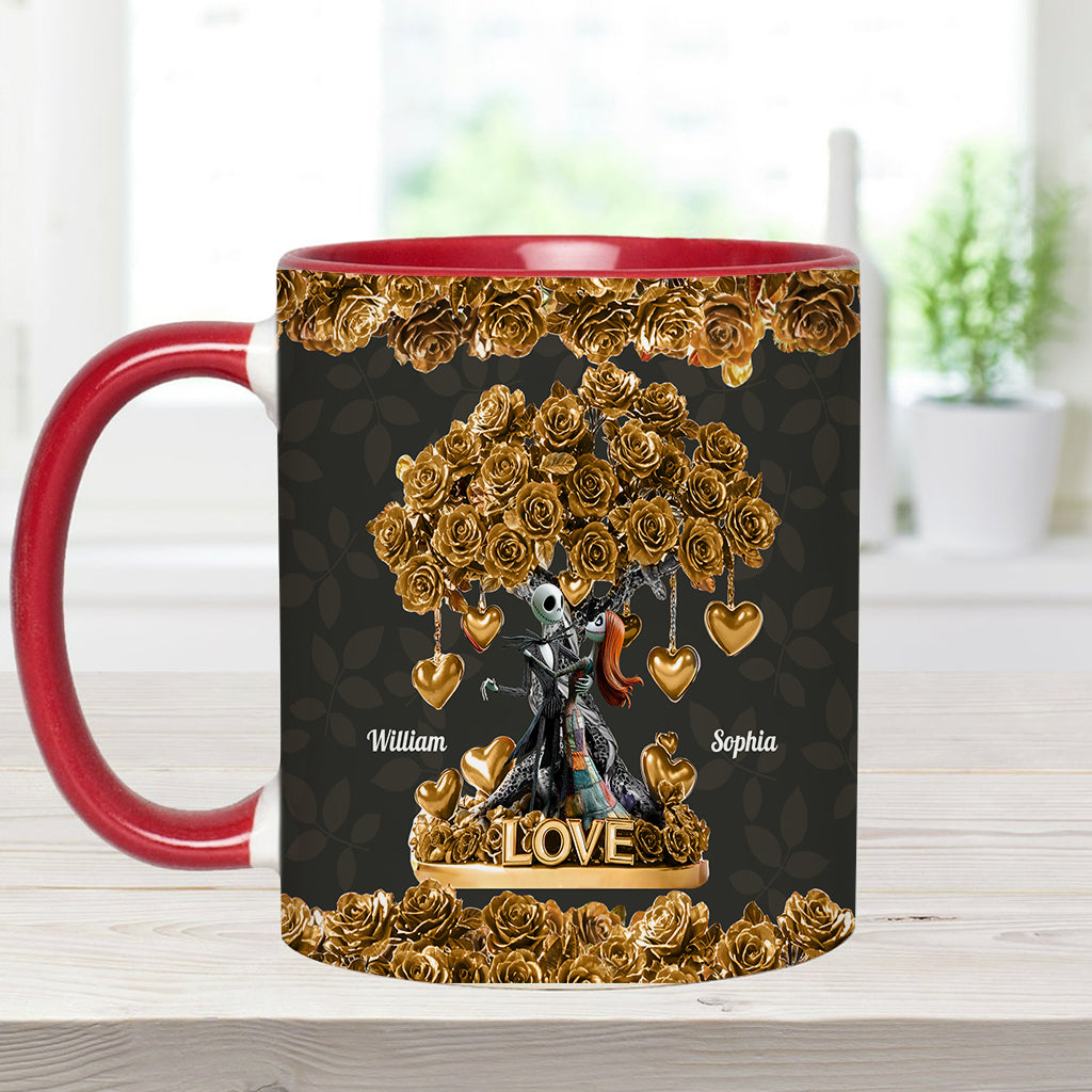 Tree Of Love - Personalized Nightmare Accent Mug