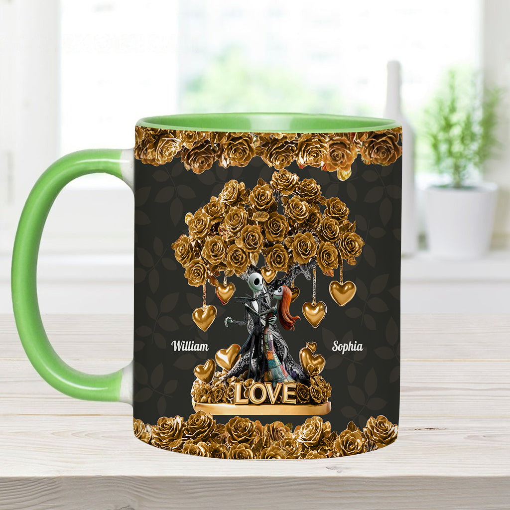 Tree Of Love - Personalized Nightmare Accent Mug