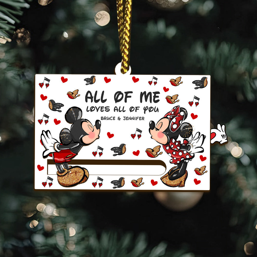 My Missing Piece - Personalized Mouse Sliding Ornament