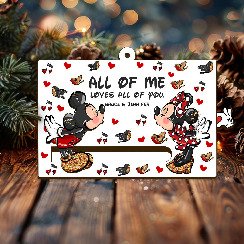 My Missing Piece - Personalized Mouse Sliding Ornament