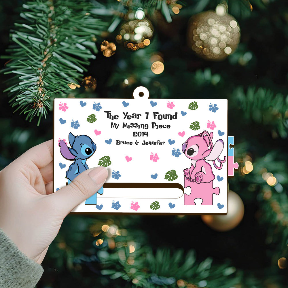 My Missing Piece - Personalized Ohana Sliding Ornament