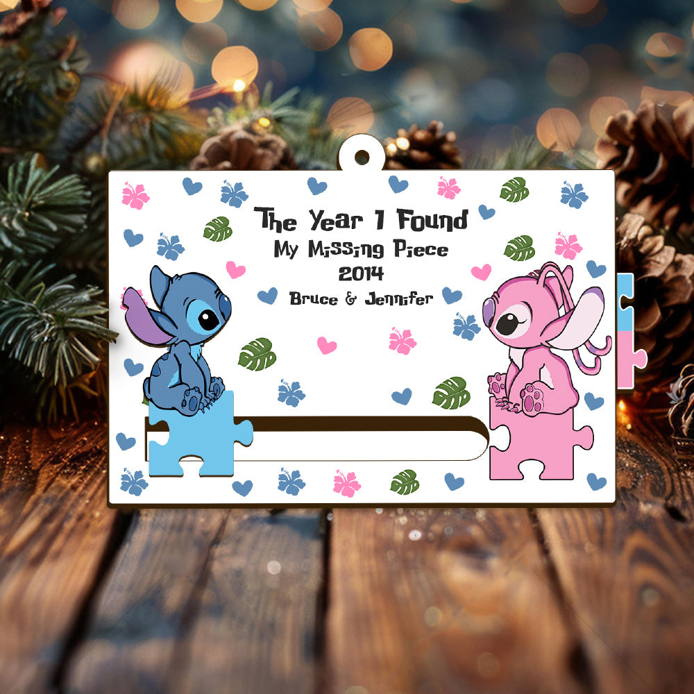 My Missing Piece - Personalized Ohana Sliding Ornament