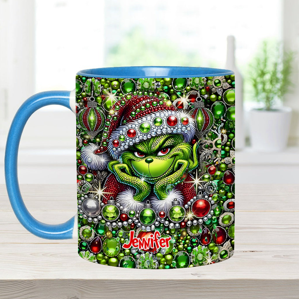 Merry Christmas - Personalized Stole Christmas Accent Mug