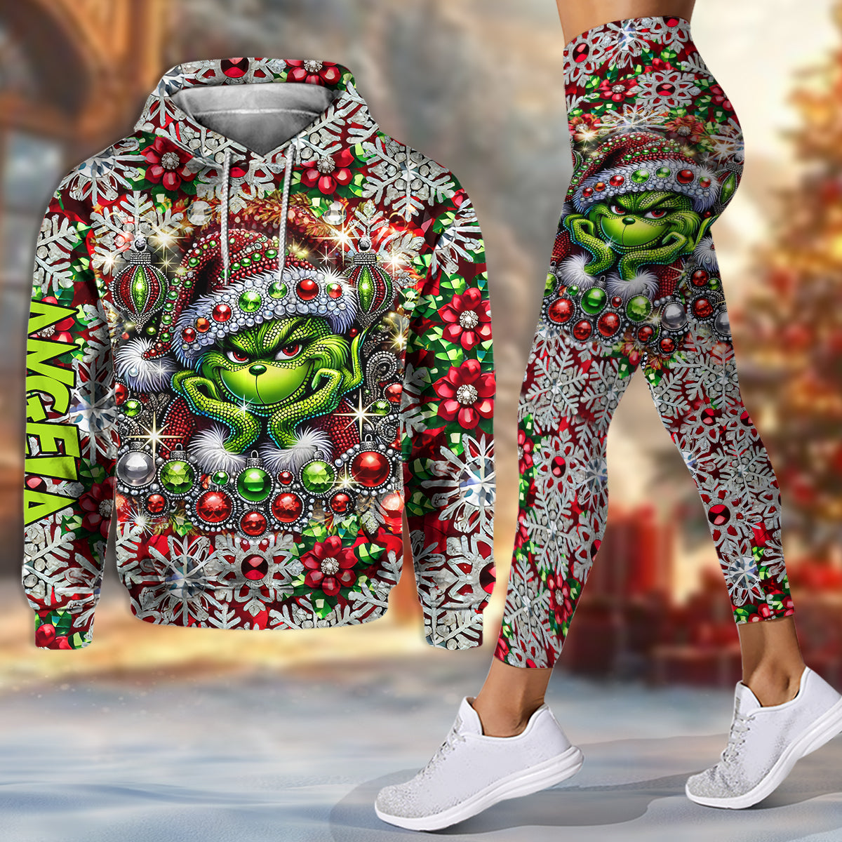 Merry Christmas - Personalized Stole Christmas Hoodie and Leggings