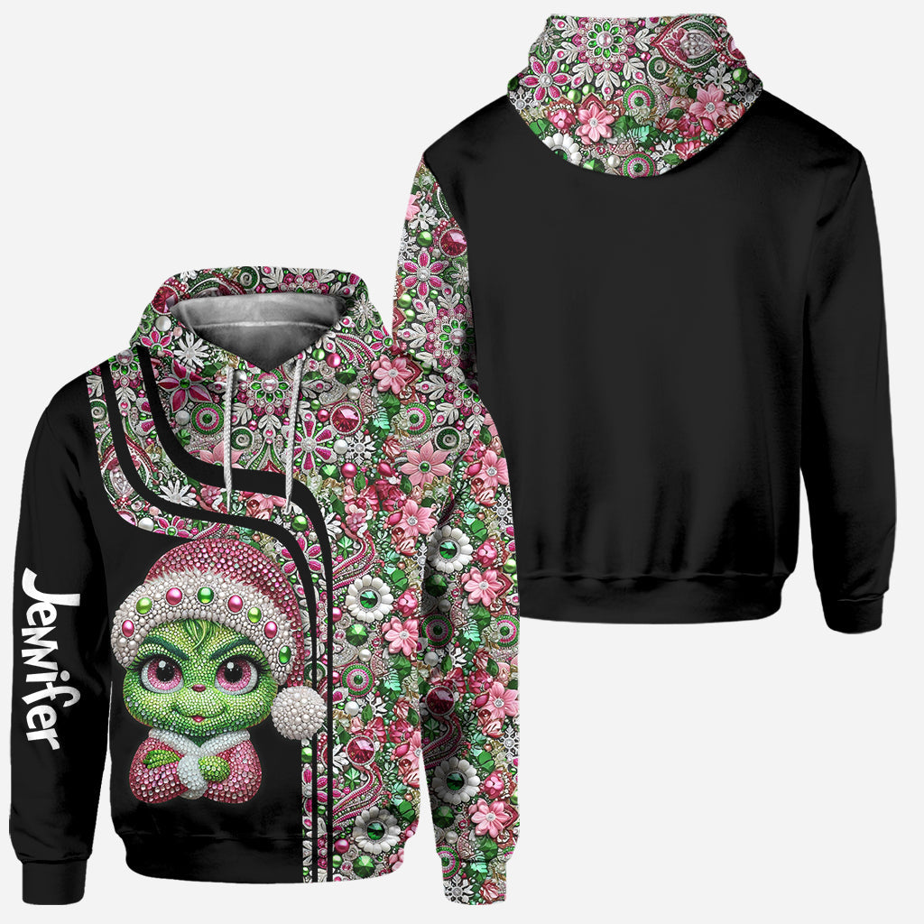 Merry Grinchmas - Personalized Stole Christmas Hoodie and Leggings