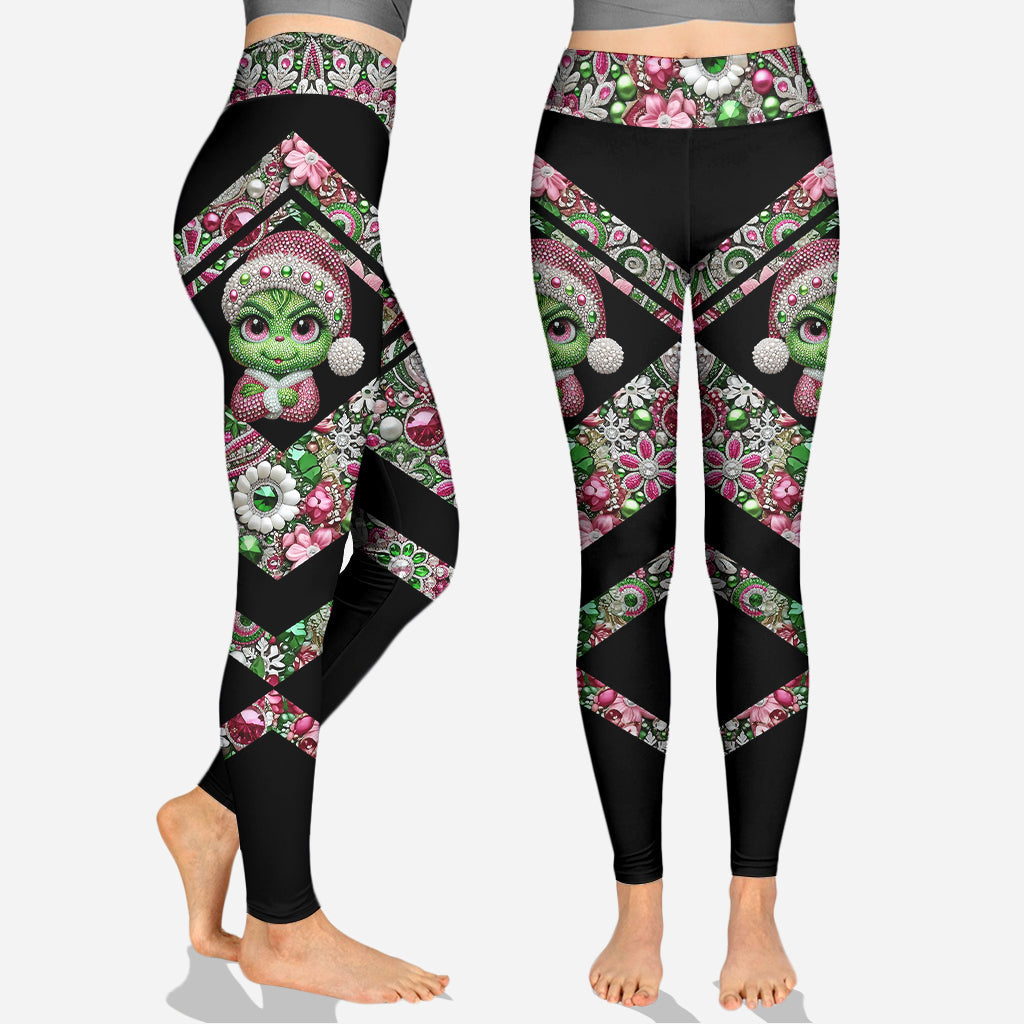 Merry Grinchmas - Personalized Stole Christmas Hoodie and Leggings