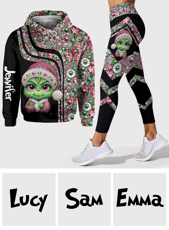 Merry Grinchmas - Personalized Stole Christmas Hoodie and Leggings