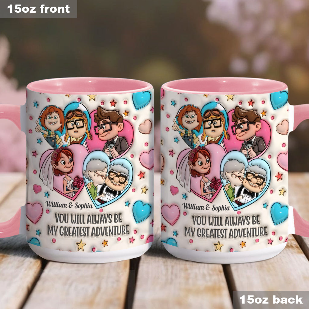 My Greatest Adventure - Personalized Mouse Accent Mug