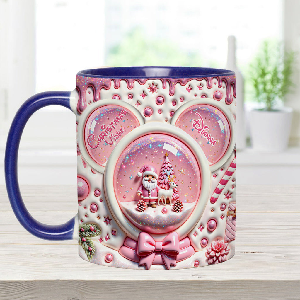 Merry Christmas - Personalized Mouse Accent Mug