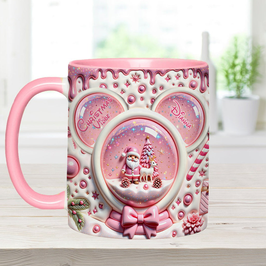 Merry Christmas - Personalized Mouse Accent Mug