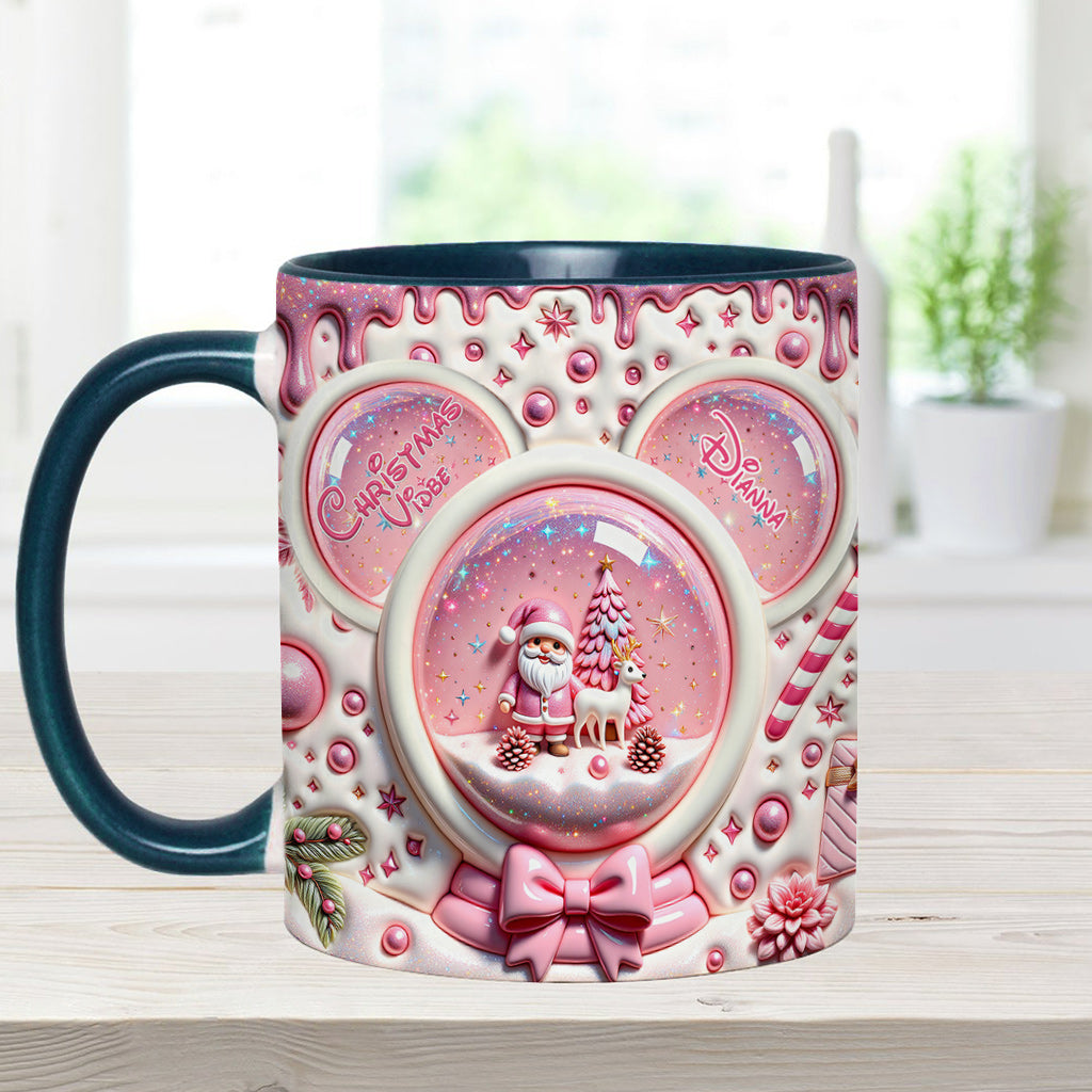 Merry Christmas - Personalized Mouse Accent Mug