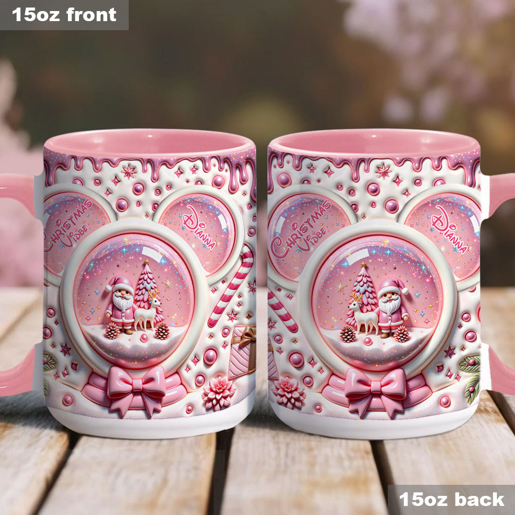 Merry Christmas - Personalized Mouse Accent Mug