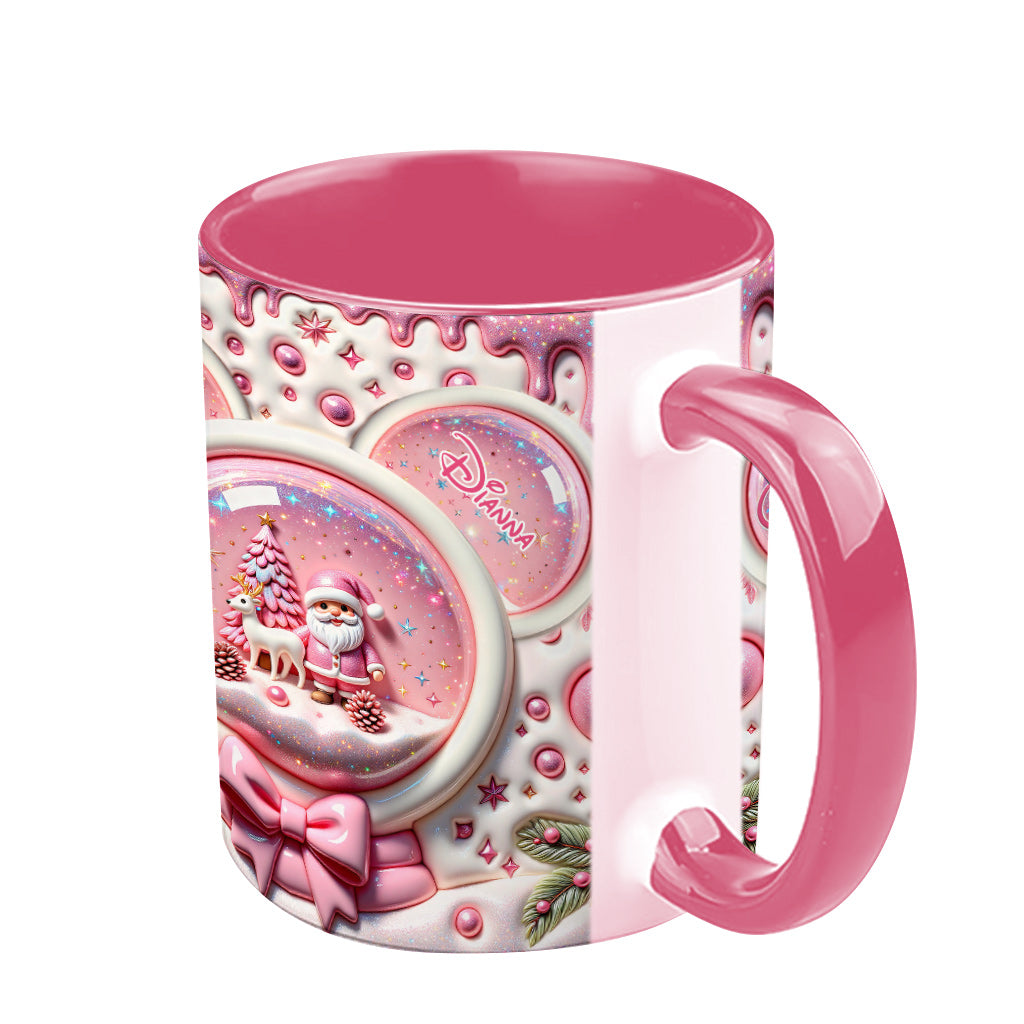 Merry Christmas - Personalized Mouse Accent Mug