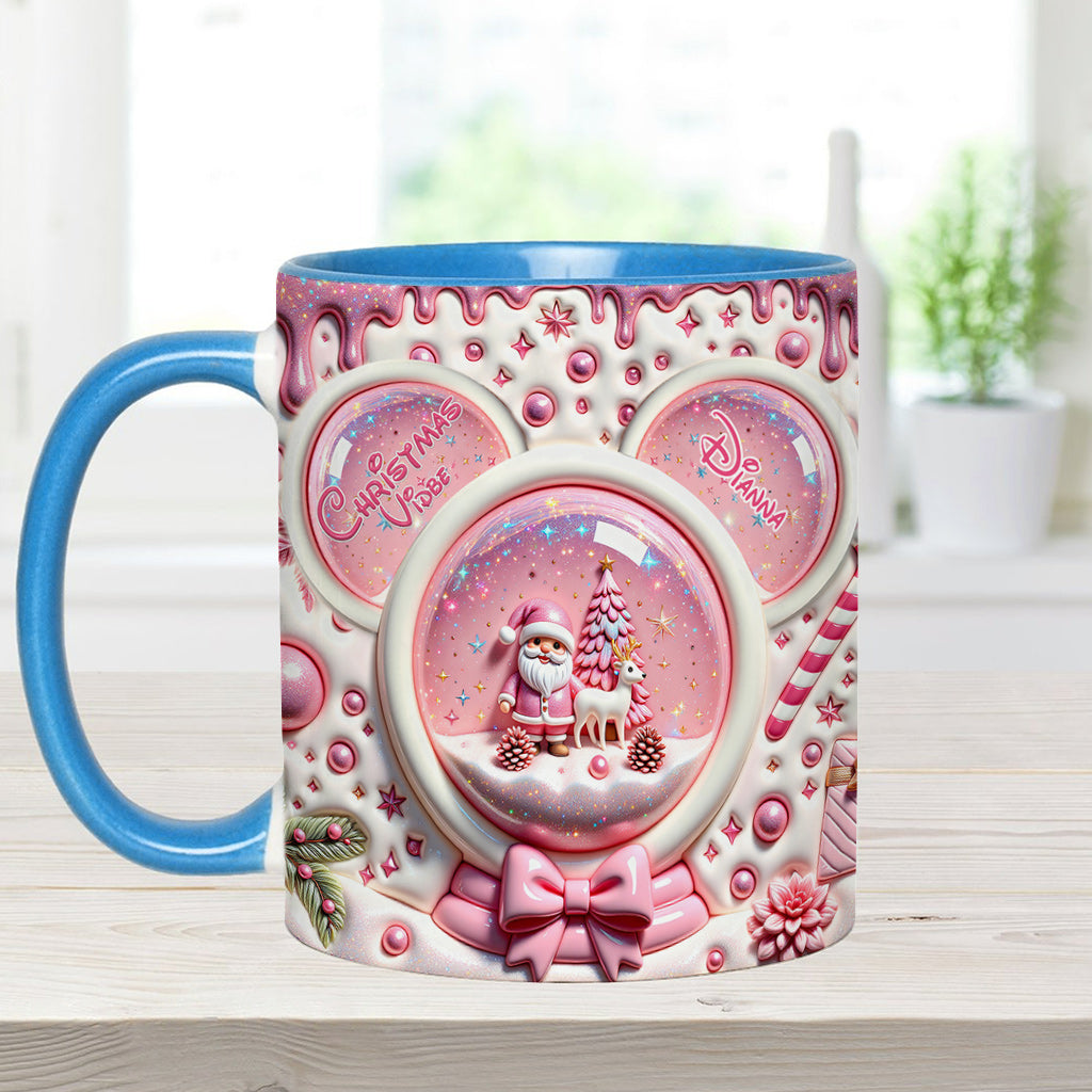 Merry Christmas - Personalized Mouse Accent Mug
