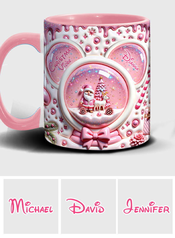 Merry Christmas - Personalized Mouse Accent Mug