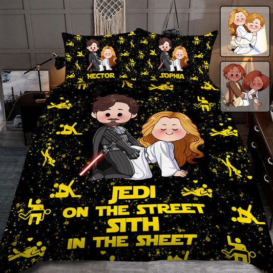 Jedi In The Street - Personalized The Force Quilt Set