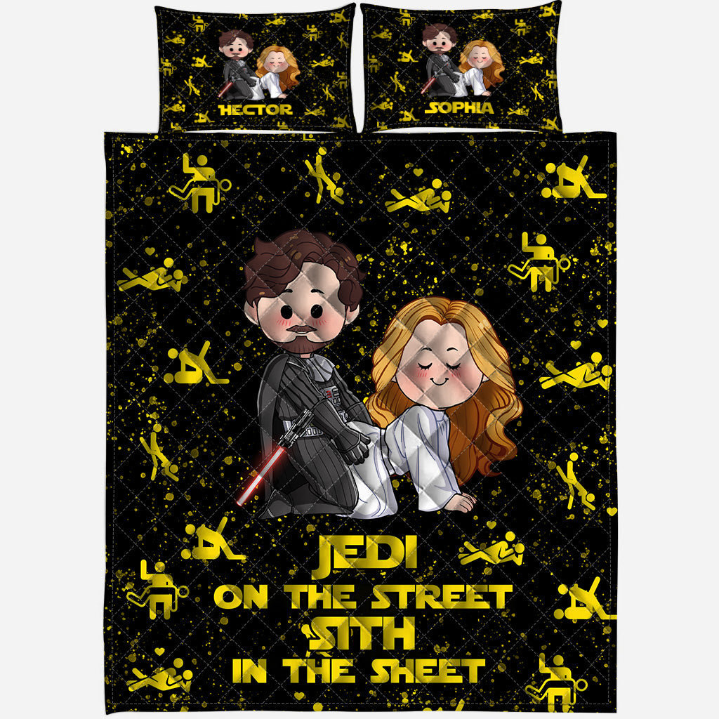 Jedi In The Street - Personalized The Force Quilt Set