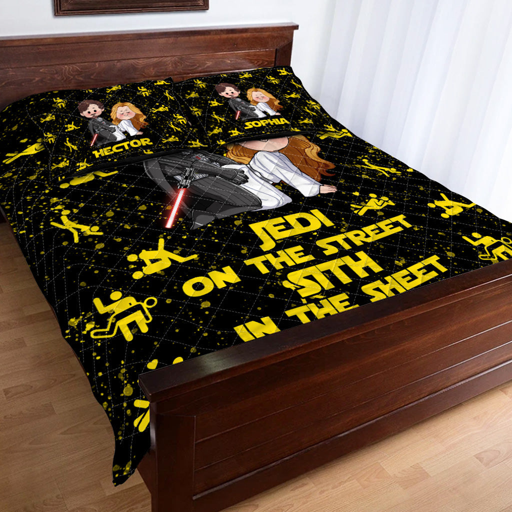 Jedi In The Street - Personalized The Force Quilt Set