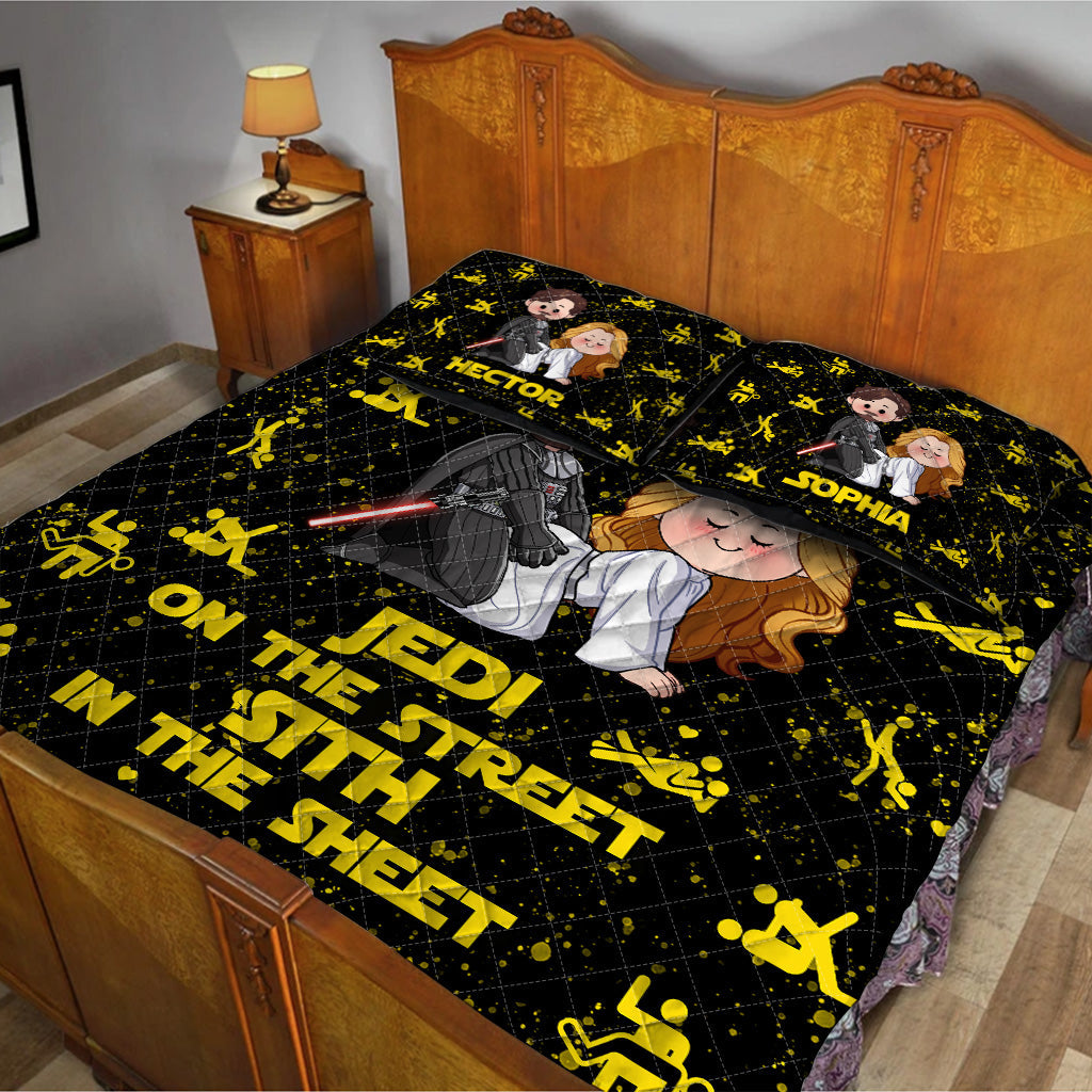 Jedi In The Street - Personalized The Force Quilt Set