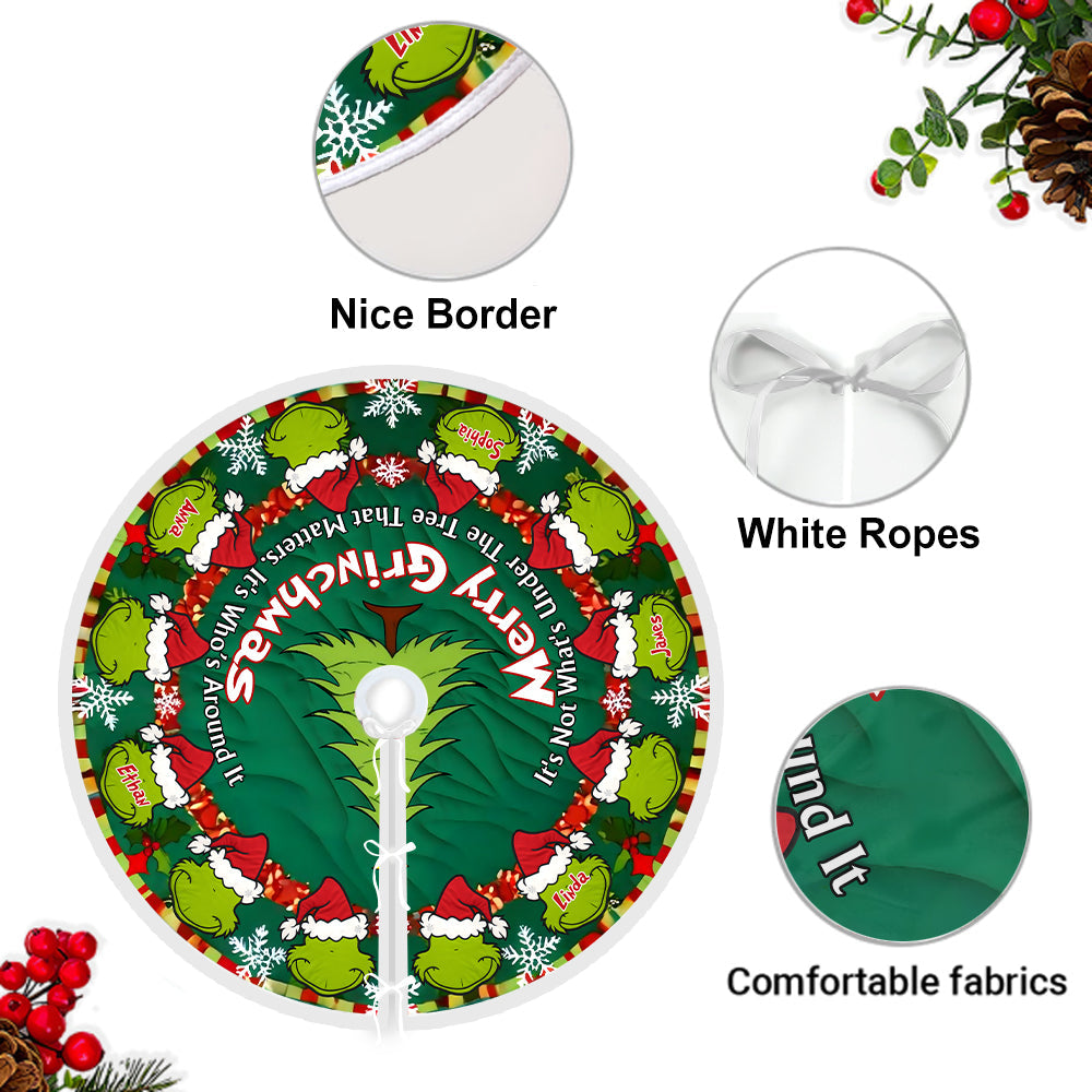 Merry Christmas - Personalized Stole Christmas Tree Skirt