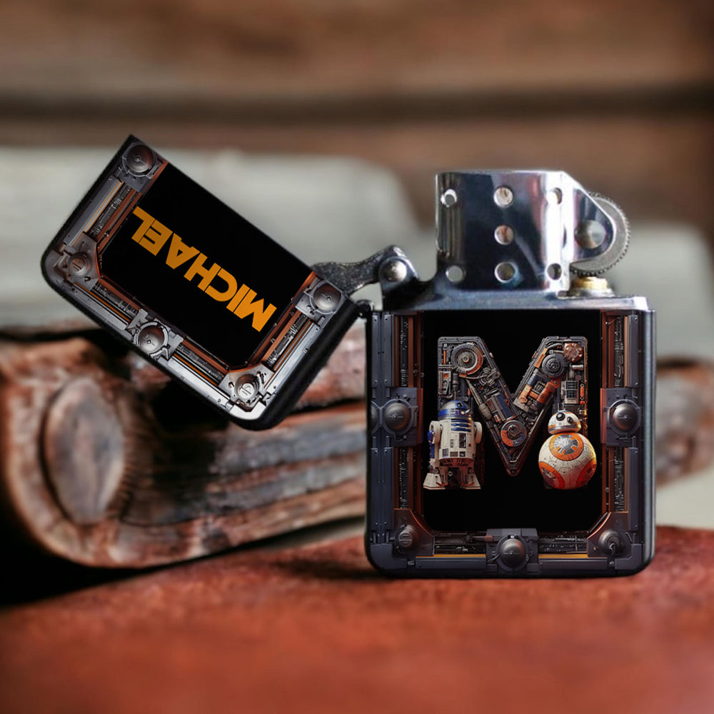 Space War Alphabet Letter - Personalized The Force Lighter